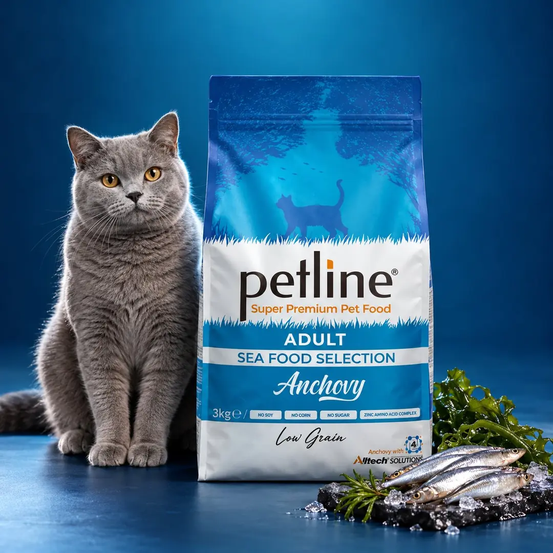 Yerli Karadeniz Hamsili - Balıklı Yetişkin Kedi Maması 1.5 Kg - Anchovy