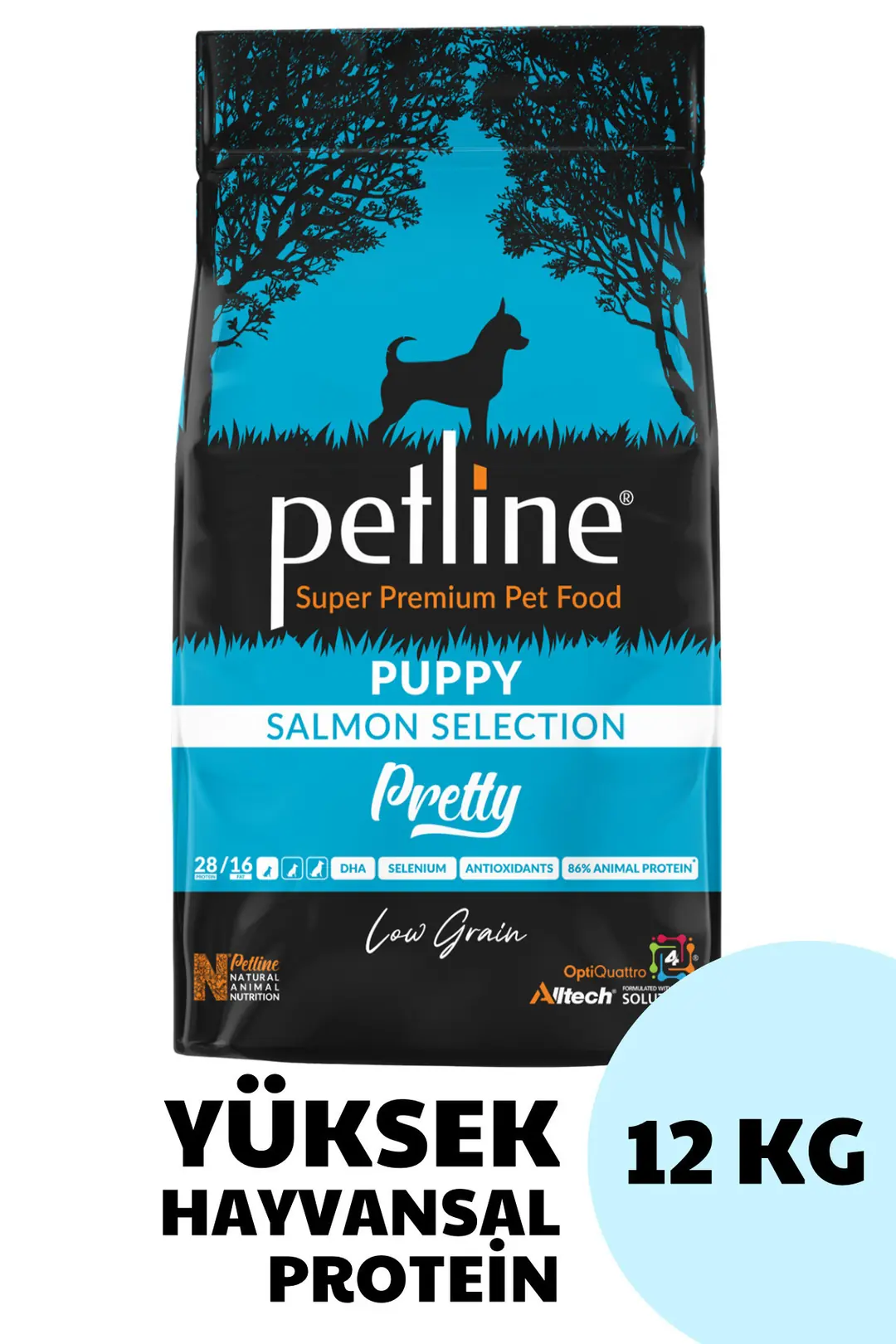 Antioksidan Ve Omega Deposu Somonlu Yavru Köpek Maması 12kg - Pretty