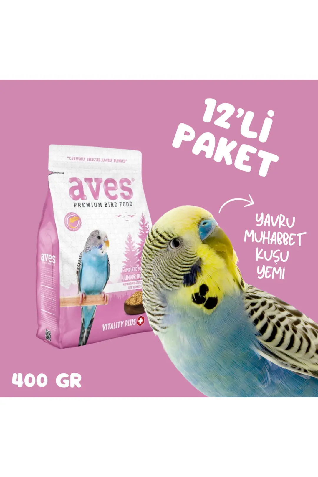 Kaliteli Özel Üretim Yavru Muhabbet Yemi 400Gr