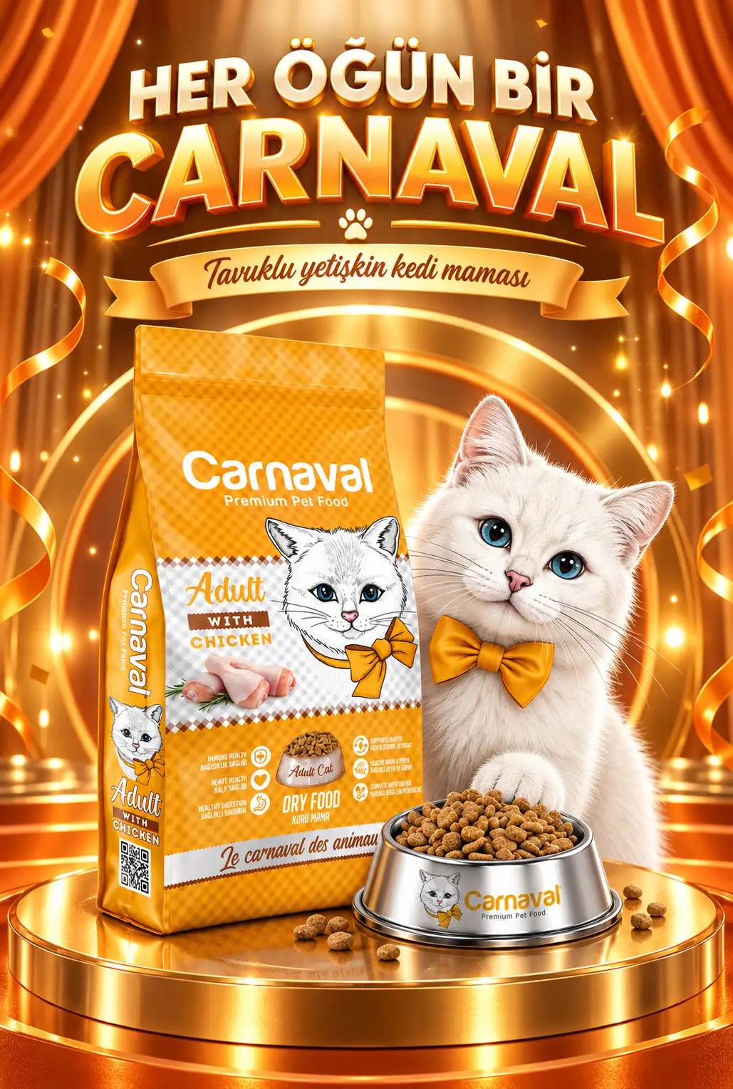 Tavuklu Yetişkin Kedi Maması 1.5kg