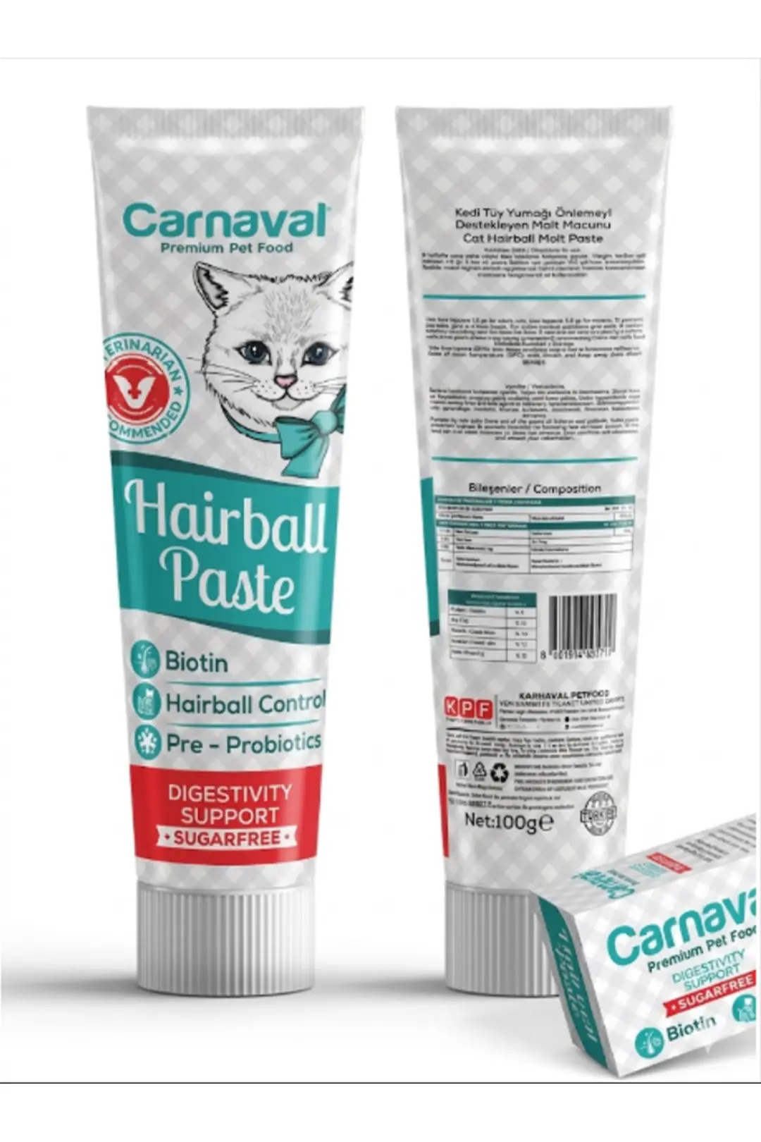 Biotin Katkılı Hairball Paste Macun