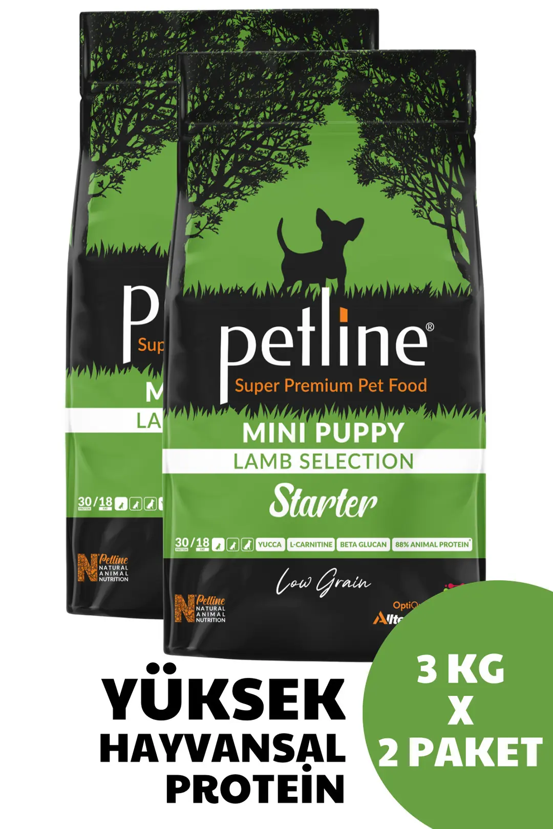 Mini Irklara Özel Üretilmiş Kuzu Etli Yavru Köpek Maması Başlangıç 6kg (2X3KG) - Starter