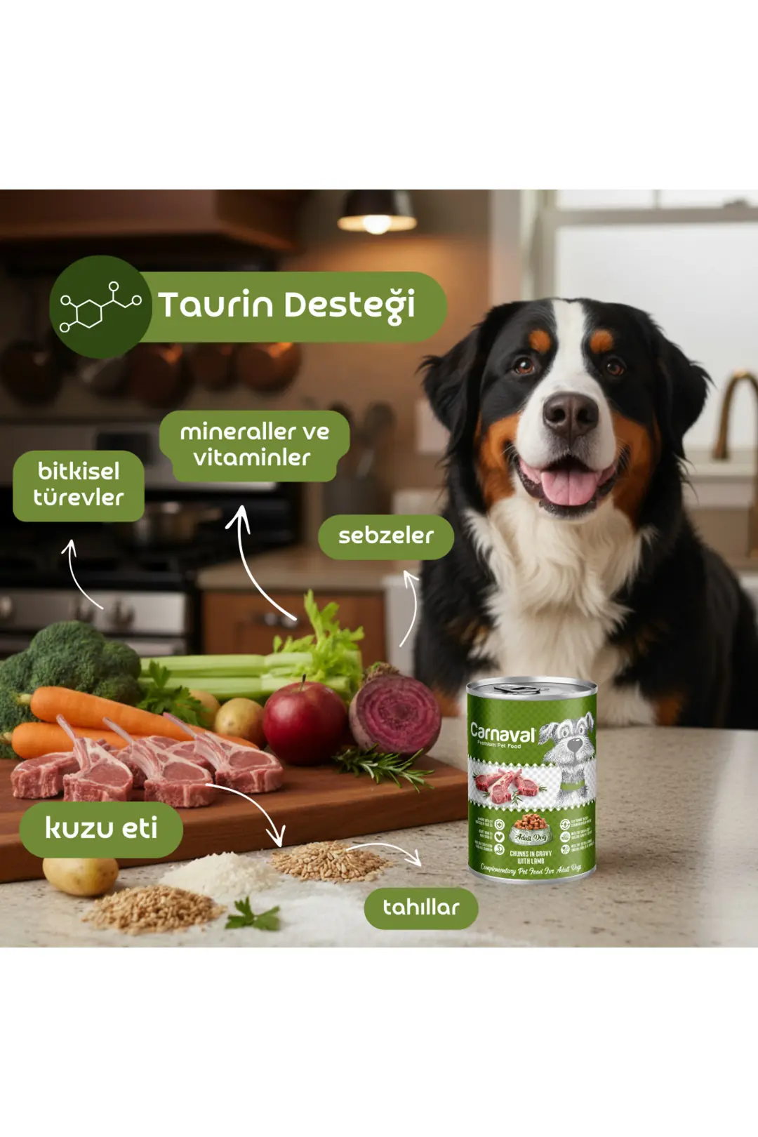 Dog Kuzu Etli Köpek Konservesi 400 Gr X 1 Adet