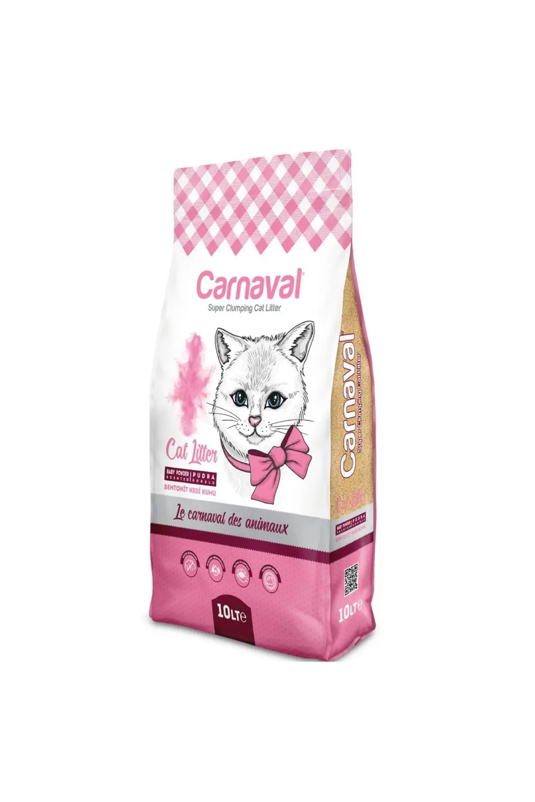 Bentonit Kedi Kumu 10 Lt Pudralı x 2 li paket Toplam 20 Litre