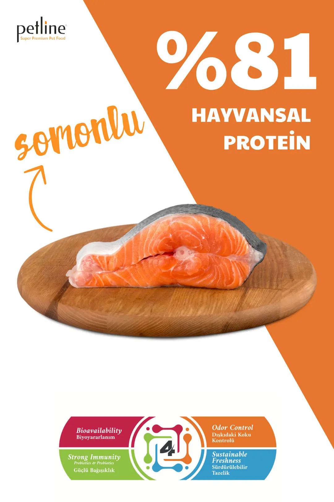 Tüy Ve Deri Sağlığı Için Özel Formüllü- Somonlu Yetişkin Köpek Maması 24kg (2X12KG)