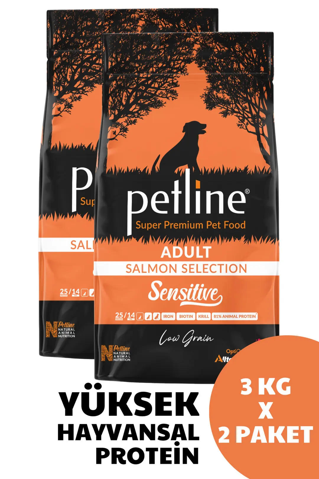 Tüy Ve Deri Sağlığı Için Özel Formüllü- Somonlu Yetişkin Köpek Maması 6kg ( 2 X 3kg)