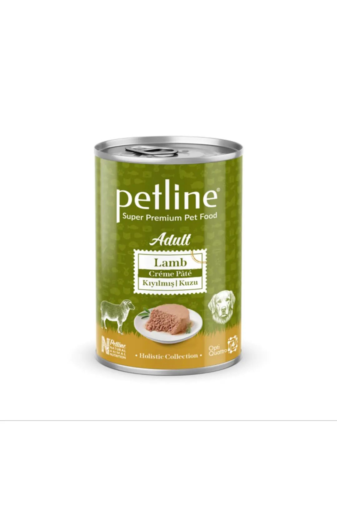 Gold Opti Quattro Nutrition™ Adult Lamb Crème Pâté Kuzulu Yetişkin Köpek Konservesi 395 Gr