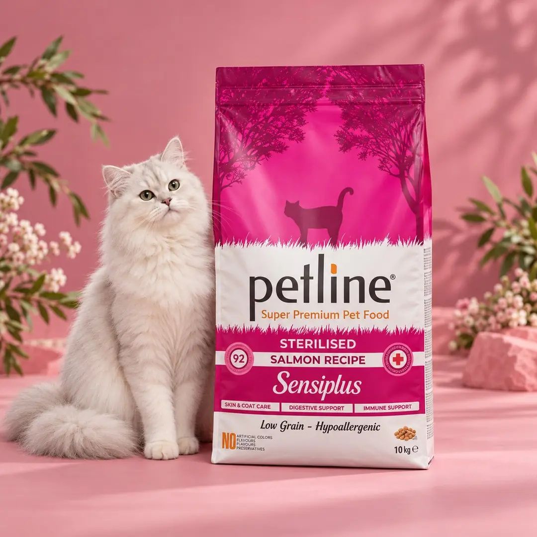 Kilo Almasını Engelleyici Diyet Özellikli Kısır Mama- Somonlu Yetişkin Kedi Maması 1.5kg - Sensiplus
