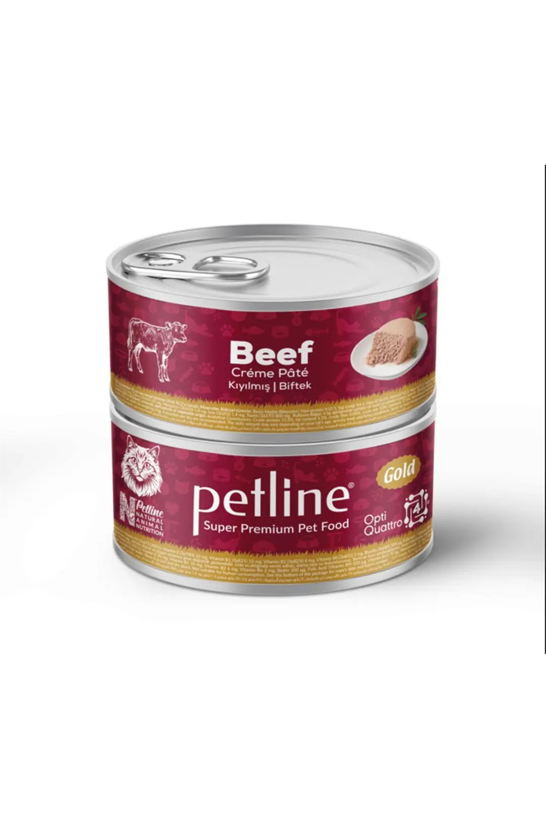 Biftekli Konserve Yaş Kedi Maması 85 Gr Pate "8 Adet gönderilmektedir"