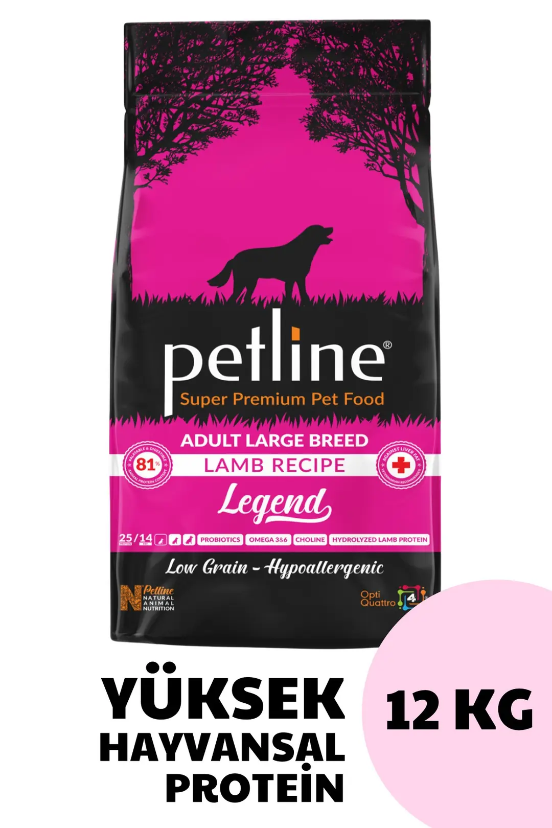 Probiyotik ve Omega3&6 Zengini Yetişkin Köpek Maması 12kg - Legend