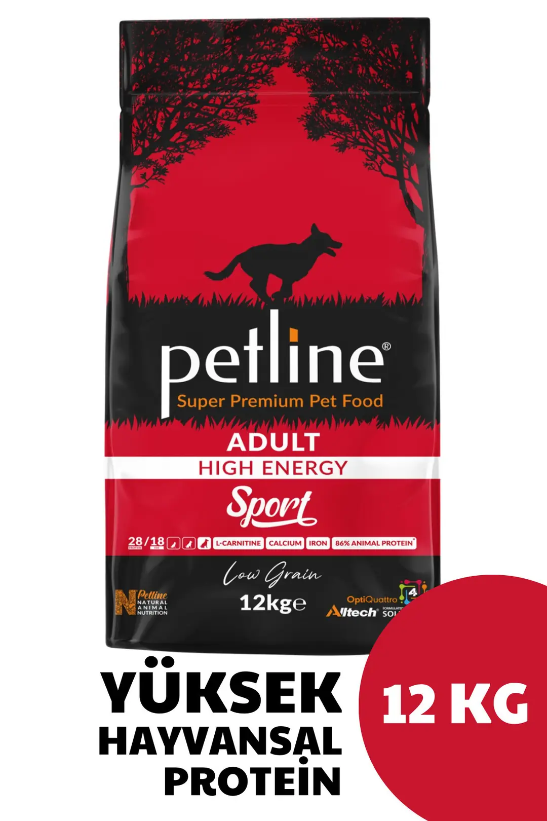 Av Köpekleri Ve Büyük Irk Köpeklere Özel Sport Kuzu Etli Köpek Maması Yüksek Enerji 12kg