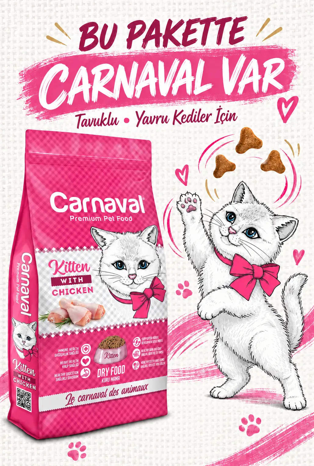 Tavuklu Yavru Kedi Maması  15 Kg