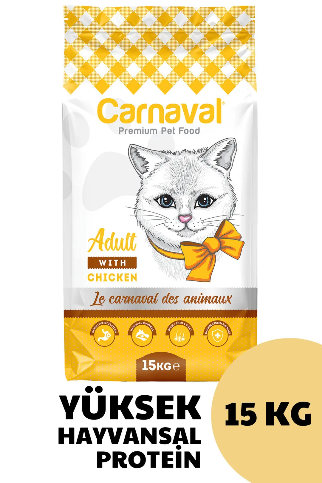 Tavuklu Yetişkin Kedi Maması 15kg